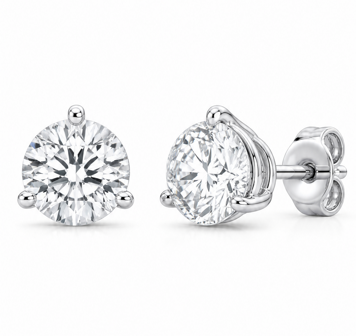 The Signature 3 Carat Diamond Studs